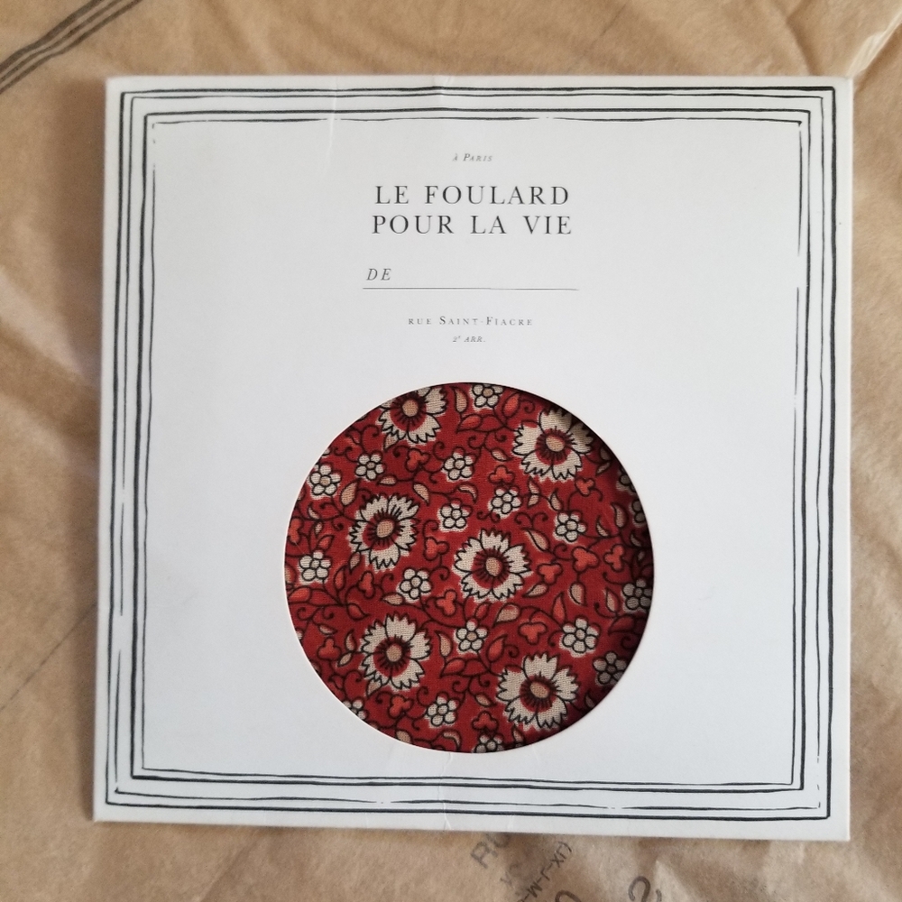 Sezane Gaston Scarf/bandana brick red